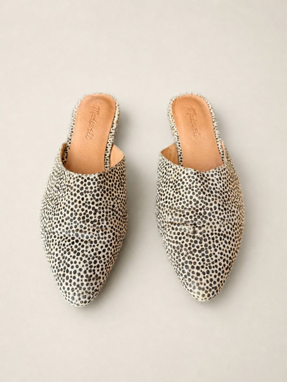 Madewell Emilia Mule in Dotted Calf Hair - Picture 2 of 6